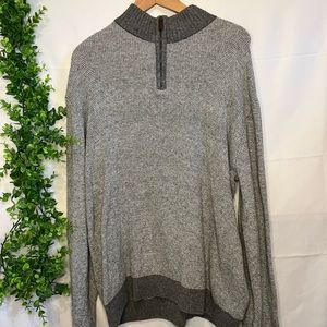 Vintage Oversized Quarter Zip Sweater